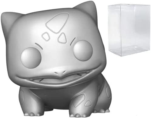 FunK0Protector Pop Pokemon Bulbizarre Argent Argenté # 453 Multicolore FunK0Protector Pop Pokemon Bulbizarre Argent Argenté # 453 Multicolore