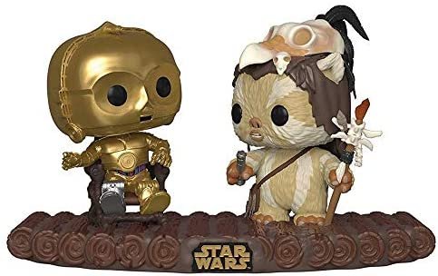 Figurines POP! Vinyl: Movie Moments: Star Wars: C-3PO on Throne
