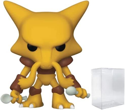 Pokémon – Alakazam Pop ! Figurine en vinyle avec étui de protection compatible Pop Box Pokémon – Alakazam Pop ! Figurine en vinyle avec étui de protection compatible Pop Box