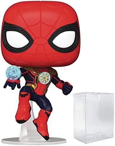 Marvel : Spider-man : No Way Home – Spider-Man dans un costume intégré Funko Pop ! Figurine en vinyle (livrée avec étui de protection compatible Pop Box)