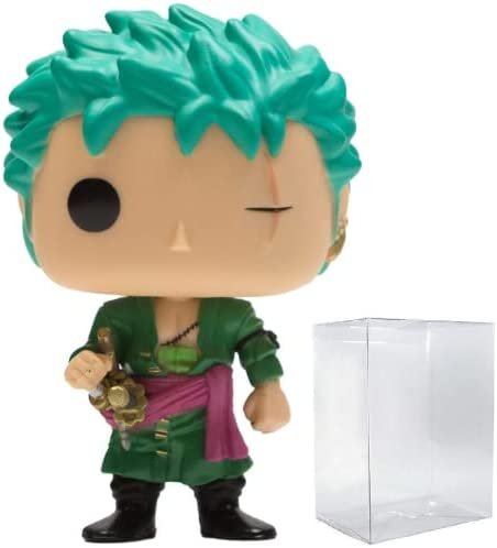One Piece – Roronoa Zoro Funko Pop! Figurine en vinyle (avec étui de protection compatible Pop Box)