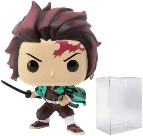 Demon Slayer – Tanjiro Kamado Pop! Figurine en vinyle avec étui de protection compatible Pop Box