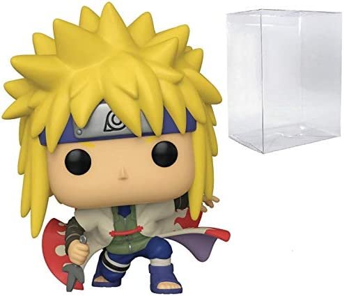 Naruto Shippuden – Figurine en vinyle Minato Namikaze Funko Pop! (Avec étui de protection compatible Pop Box)