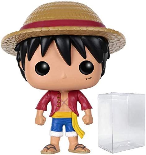 Funko Pop! Anime: One Piece – Monkey D. Luffy Vinyl Figure (Bundled with Pop BOX PROTECTOR CASE)