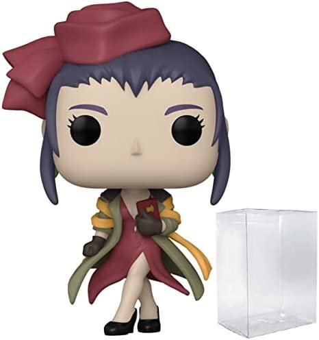 POP Cowboy Bebop – Faye Valentine Funko Pop ! Figurine en vinyle (avec étui de protection compatible Pop Box), multicolore, 9,5 cm