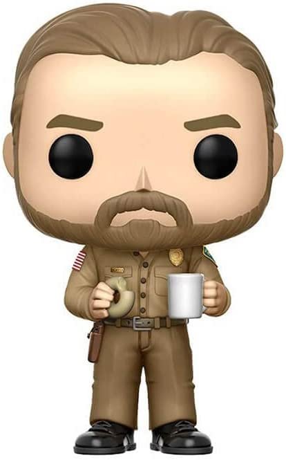 Stranger Things Hopper avec Donut Pop Figurine en vinyle Chase Variante et livrée avec étui de protection Pop Box Stranger Things Hopper avec Donut Pop Figurine en vinyle Chase Variante et livrée avec étui de protection Pop Box