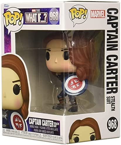 Funko 58653 POP Marvel : What If – Captain Carter (Stealth) Funko 58653 POP Marvel : What If – Captain Carter (Stealth)