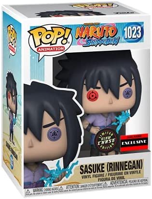 Funko Figurine Pop Naruto Shippuden Sasuke Uchiha Rinnegan avec Chidori Chase (AAA Anime Exclusive)