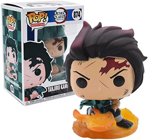 Demon Slayer Pop Anime Tanjiro Statue d’anime Cadeau Maison Voiture Bureau décoration d’anime Figurine Ornement Mini-poupée Pop Demon Slayer Figurine Pop Les Derniers Styles d’ornements d’anime
