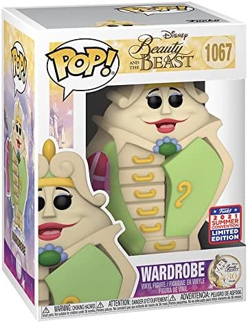 Funko Pop Disney Wardrobe Beauty and The Beast FunKon 2021 Exclusive Funko Pop Disney Wardrobe Beauty and The Beast FunKon 2021 Exclusive