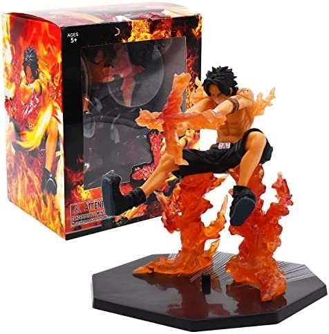 simyron Anime – One Piece – Figurine Portgas D.Ace PVC Jeu Personnage Modèle Figurine Compétence Crossfire Collection Statue Ornements Décoration Enfants Jouets Poupées Cadeau