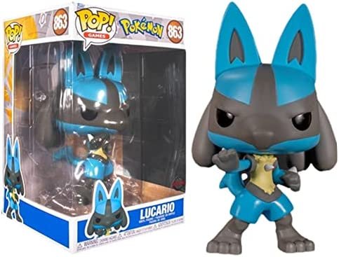 Funko Pop! Jumbo: Pokemon 10″ Vinyl Figure Exclusives (Lucario) Funko Pop! Jumbo: Pokemon 10″ Vinyl Figure Exclusives (Lucario)