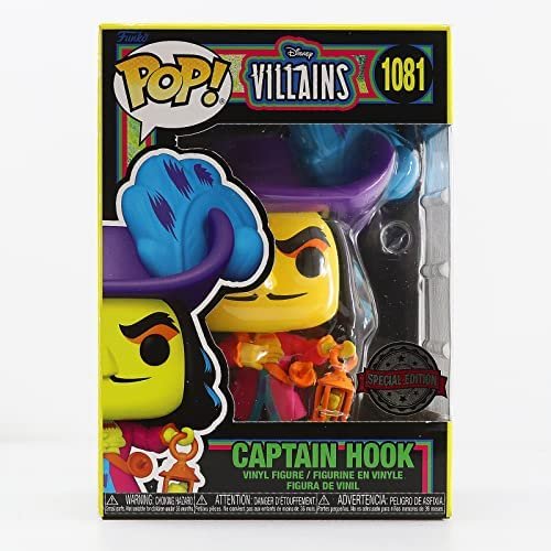 Funko Pop Disney: Villains- Hook (Blacklight)
