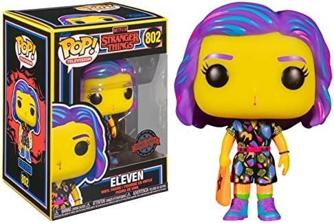 Funko Figurine Pop TV Stranger Things Eleven in Mall Outfit Blacklight