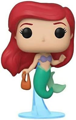 Funko Figurines POP! Vinyle: Disney: Little Mermaid – Ariel w/bag, Multicolore Funko Figurines POP! Vinyle: Disney: Little Mermaid – Ariel w/bag, Multicolore