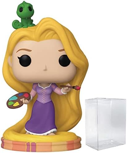 POP Disney Ultimate Princess Figurine en vinyle Raiponce & Pascal Funko Pop! Livrée avec étui de protection compatible Pop Box, Multicolore, 3.75 inches POP Disney Ultimate Princess Figurine en vinyle Raiponce & Pascal Funko Pop! Livrée avec étui de protection compatible Pop Box, Multicolore, 3.75 inches