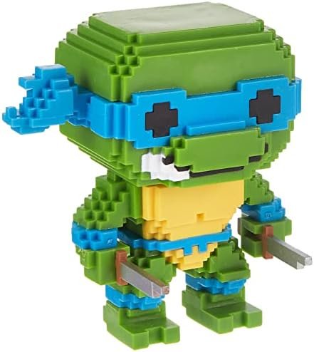 Funko- Pop TMNT 8-Bit Leonardo Figurine, 22981