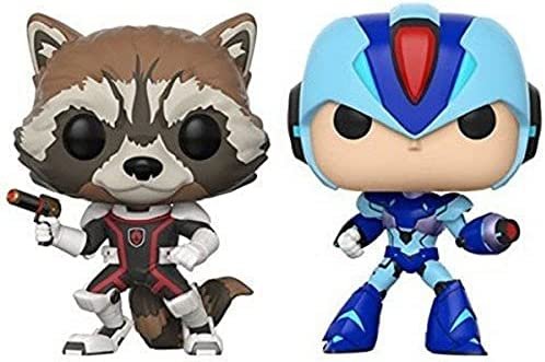 Figurine – Funko Pop – Marvel vs Capcom – Rocket vs Megaman X 2Pack Figurine – Funko Pop – Marvel vs Capcom – Rocket vs Megaman X 2Pack