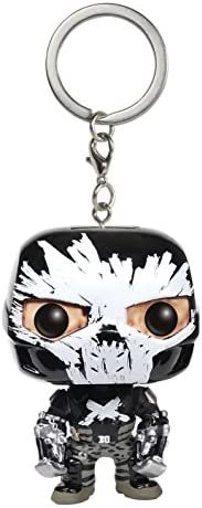 Funko 9513 Marvel: Civil War 9513-PDQ Pocket POP Captain America CW Crossbones Keychain Figure