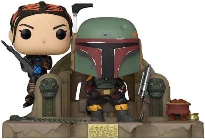 Funko 58391 Pop Moment: Mandalorian- Boba Fett & Fennec Shand