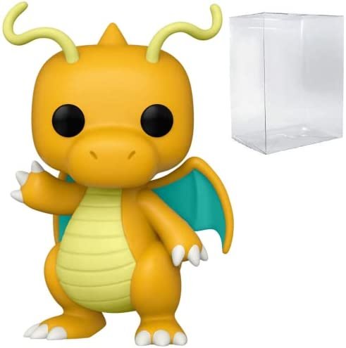 Pokemon – Dragonite Pop ! Figurine en vinyle (avec étui de protection compatible Pop Box), multicolore, 9,5 cm Pokemon – Dragonite Pop ! Figurine en vinyle (avec étui de protection compatible Pop Box), multicolore, 9,5 cm