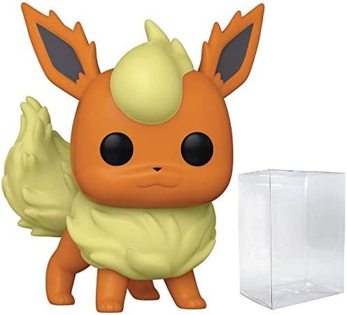 Pokemon – Flareon Funko Pop! Vinyl Figure (Bundled with Compatible Pop Box Protector Case) Pokemon – Flareon Funko Pop! Vinyl Figure (Bundled with Compatible Pop Box Protector Case)