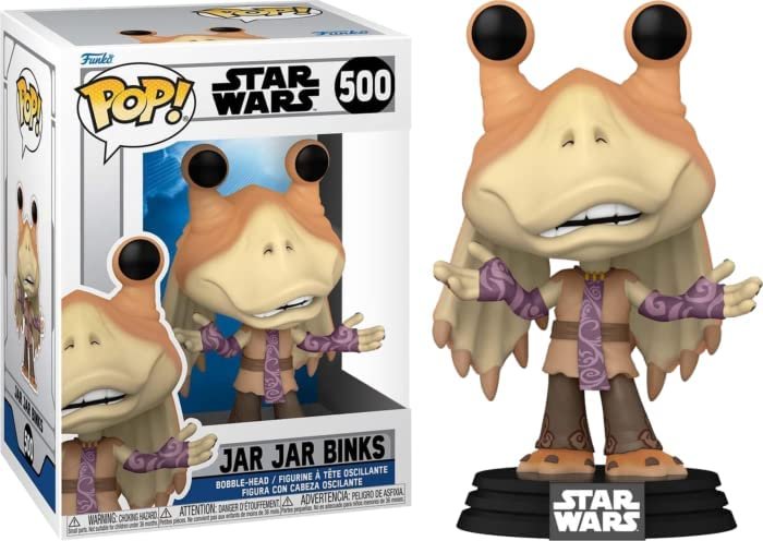 Funko Pop Star Wars Jar Jar Binks #500 – Figurine Star Wars Pop Exclusive Edition 60336 Multicolore