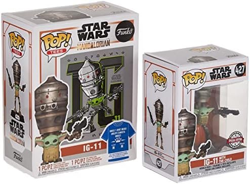 Funko Star Wars – Booble Head Pop N° XX – IG-11 with Child + T-Shirt (M) Funko Star Wars – Booble Head Pop N° XX – IG-11 with Child + T-Shirt (M)