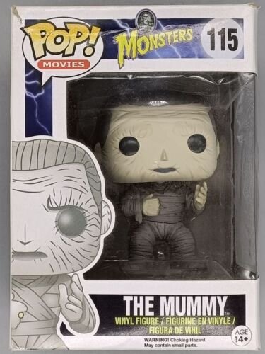 #115 The Mummy – Universal Monsters – Damaged Box Funko POP with Protector #115 The Mummy – Universal Monsters – Damaged Box Funko POP with Protector