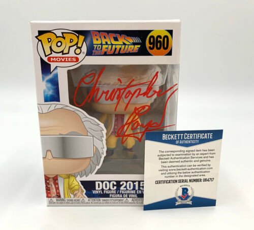 CHRISTOPHER LLOYD BACK TO THE FUTURE SIGNED FUNKO POP AUTOGRAPH BECKETT BAS 8 CHRISTOPHER LLOYD BACK TO THE FUTURE SIGNED FUNKO POP AUTOGRAPH BECKETT BAS 8