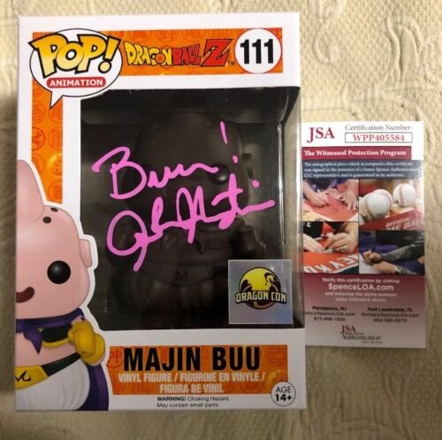 Josh Martin Signed Autographed Funko Pop Exclusive Majin Buu Dragon Ball JSA 21 Josh Martin Signed Autographed Funko Pop Exclusive Majin Buu Dragon Ball JSA 21