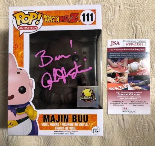 Josh Martin Signed Autographed Funko Pop Exclusive Majin Buu Dragon Ball JSA 31 Josh Martin Signed Autographed Funko Pop Exclusive Majin Buu Dragon Ball JSA 31