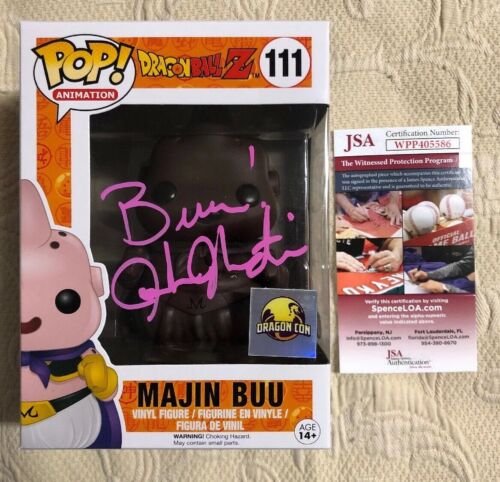 Josh Martin Signed Autographed Funko Pop Exclusive Majin Buu Dragon Ball JSA 24