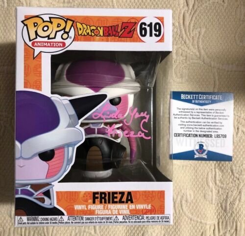 Linda Young Signed Autographed Frieza Funko Pop Dragon Ball Z BECKETT COA 26 Linda Young Signed Autographed Frieza Funko Pop Dragon Ball Z BECKETT COA 26