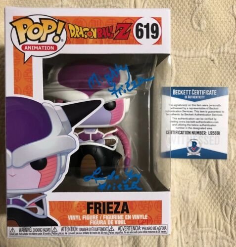 Linda Young Signed Autographed Frieza Funko Pop Dragon Ball Z BECKETT COA 52