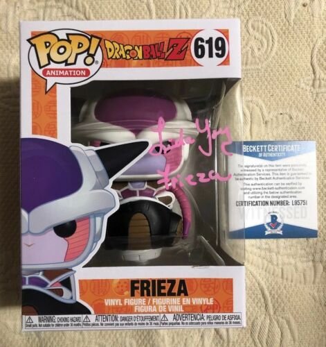 Linda Young Signed Autographed Frieza Funko Pop Dragon Ball Z BECKETT COA 84