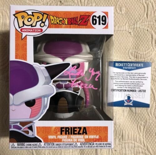 Linda Young Signed Autographed Frieza Funko Pop Dragon Ball Z BECKETT COA 33