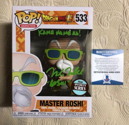 Mike Mcfarland Signed Autographed Master Roshi Funko Pop Dragon Ball Z BECKETT10