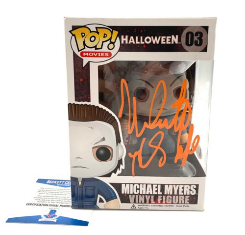 NICK CASTLE HALLOWEEN SIGNED FUNKO POP AUTOGRAPH BECKETT BAS COA 23 THE SHAPE