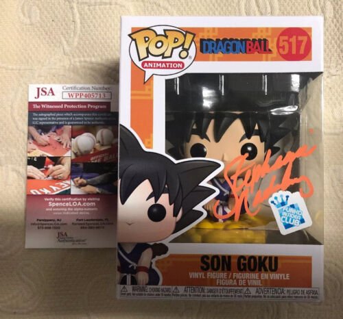 Stephanie Nadolny Signed Autographed Son Goku Funko Pop Dragon Ball Z JSA COA 1