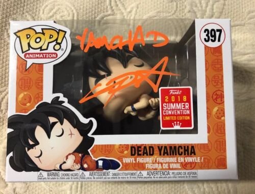 Chris Sabat Signed Autographed YAMCHA  Funko Pop Dragon Ball Z JSA WITNESS COA 6