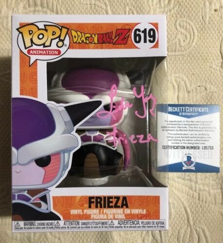 Linda Young Signed Autographed Frieza Funko Pop Dragon Ball Z BECKETT COA 85