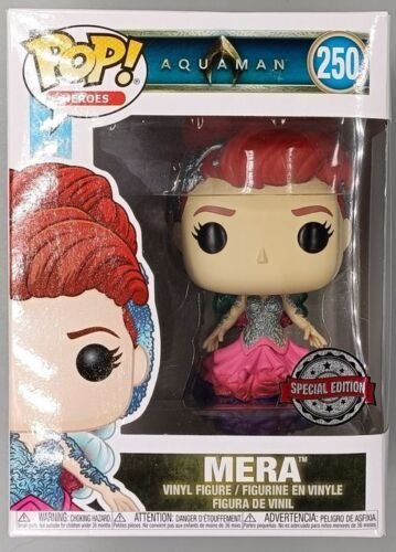 #250 Mera (Gown) – DC Aquaman – Funko POP with POP Protector