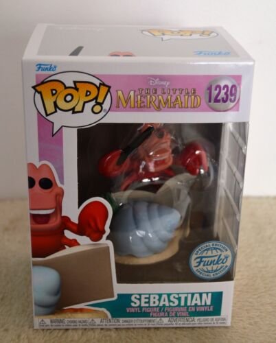 Disney  The Little Mermaid    Funko pop    SEBASTIAN    1239    Edition Spéciale