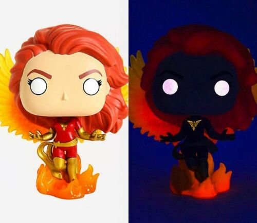 FUNKO POP! Dark Phoenix X-Men Hot Topic GLOW IN THE DARK CHASE/ Protector