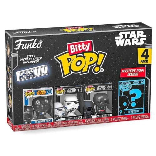 Funko Bitty Pop Star Wars Darth Vader 4PK Bitty Étui Inclus 1.9cm Figurine