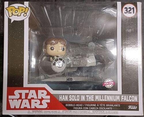 Funko POP #321 Han Solo in the Millennium Falcon Deluxe Star Wars – Damaged Box