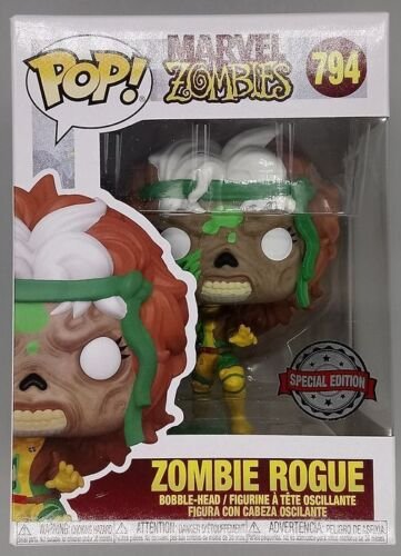 Funko POP #794 Zombie Rogue – Marvel Zombies with POP Protector