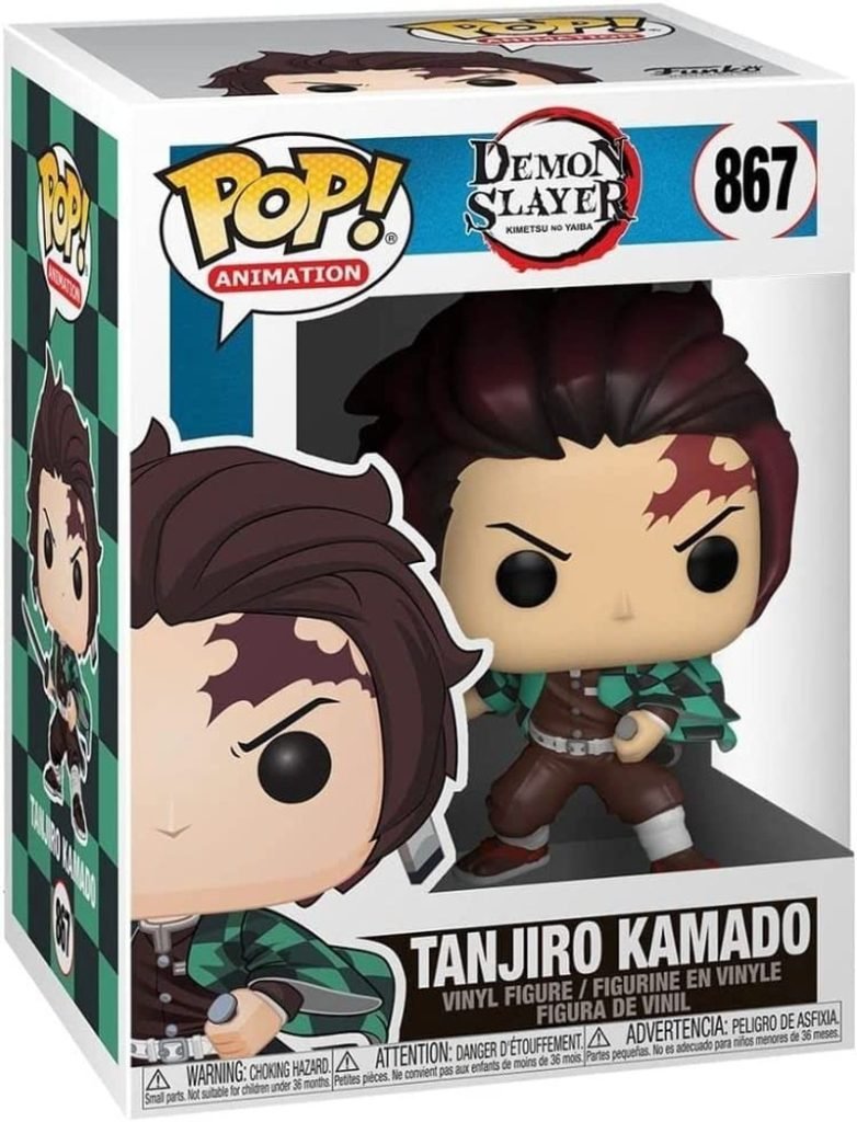 Funko POP! Animation: Demon Slayer – Tanjiro Kamado – Figurine En Vinyle À Colle Funko POP! Animation: Demon Slayer – Tanjiro Kamado – Figurine En Vinyle À Colle