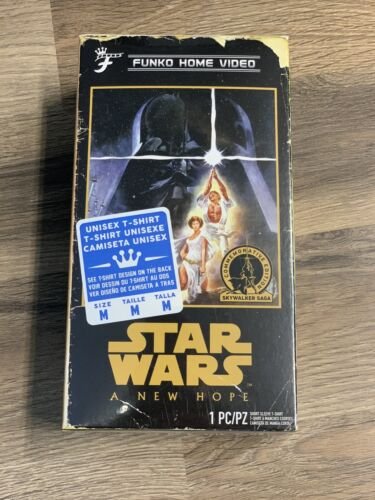 Funko POP! Star Wars Limited Edition A New Hope VHS Box w/ Medium T-shirt